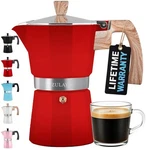 Moka Pot 6 Cup Stovetop Espresso Maker Coffee Percolator Zulay Kitchen New. Price: $24.25.
