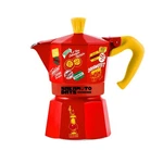 Bialetti Sakamoto Days Red & Yellow Moka Express 3 Cups Stovetop Coffee Pot Brand. Price: $59.31.
