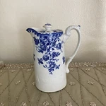 Vintage Blue And White Floral Fenton Staffs Coffee Tea Server, Approx 7.5 Used. Price: $14.00.