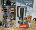 Alessi 9090 Espresso Coffee Maker 3 Cups Richard Sapper (open Box). Price: $150.00.