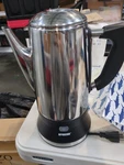 Apoxcon Electric Coffee Percolator 12 Cups (missing Knob) New. Price: $39.99.