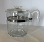 Vintage Pyrex Ware 7759 Cup Percolator Coffee Pot Glass Complete Used. Price: $275.00.