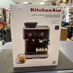 Kitchenaid Semi Automatic Espresso Machine With Burr Grinder - (black). Price: $319.99.