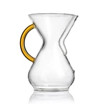 Chemex Pour-over Glass Coffeemaker Colored Handle Series 6-CUP Gold... New. Price: $70.54.