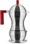 Alessi MDL02/3 Pulcina 3CUP Stovetop Espresso Maker Moka Pot Red Cast Aluminum New. Price: $89.95.