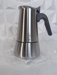 Princess House Stainless Steel Induction Stovetop Espresso Maker 4 Cups 17OZ Open. Price: $79.95.