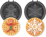 Multimaker Mini System Two 4 Nonstick Removable Waffle Plates (gingerbread & Sn New. Price: $15.90.