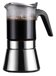Sixaquae Induction Moka Pot, Crystal Glass-top & Stainless Steel Stove New. Price: $34.99.