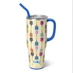 40OZ Mega Mug Insulated Tumbler Handle Stainless Steel Pickleball New. Price: $44.98.