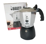 Bialetti Brikka Espresso Maker 4 Cup 100ML Aluminum Stovetop Moka Pot Open. Price: $43.87.