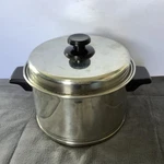 Lifetime Cookware 18-8 T304 Stainless Steel Qt Stock Pot Usa With Lid 8.5 Used. Price: $59.99.