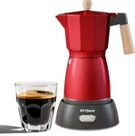 Kitfanz Electric Espresso Coffee Maker, Italian Large, Non-coated Red Read Used. Price: $39.00.