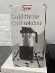 Qhh Cold Brew Coffee Maker 64OZ Mason Jar Carafe Stainless Steel Filter New. Price: $18.00.