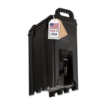 5 Gallon Insulated Beverage Dispenser Black Nsf Listed For Catering Events New. Price: $241.36.