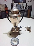 Antique Landers Frary Clark Universal Coffee Pot Percolator #E9169 Silver Plate Used. Price: $64.99.