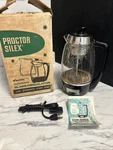 New Mcm Vintage Proctor Silex Glass Coffee Percolator Pot 70503 Floral Wheat. Price: $199.99.