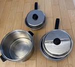 Lifetime T304 Stainless Steel Set Of 2 With Lids Saute And Pot Used. Price: $133.86.