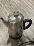 Bialetti Electric Coffee Maker Percolator DK08D Pot Cups- Tested And Works Used. Price: $49.00.