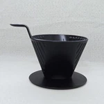 Starbucks Pour-over Coffee Brewing Filter Cone Black Plastic Reusable Dripper Used. Price: $11.95.