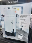 West Bend 33600 Coffee Urn Commercial Highly-polished Aluminum Nsf Approved New. Price: $229.00.