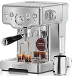 Neretva 15 Bar Espresso Machine With Milk Frother Steam For Cappuccino Latte. Price: $124.99.
