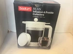 Bodum Bean Cold Brew Coffee Maker 12 Cup White K11683-9138 French Press Style Open. Price: $19.99.