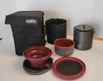 Gsi Outdoors Pinnacle Soloist Cook Set Java Drip Coffee Maker & Sea To Summit Used. Price: $54.99.