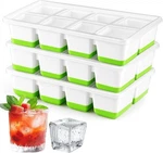 Ice Cube Tray With Lid, Alinana 3-PACK Upgraded Large, SQUARE-3PCS New. Price: $17.05.