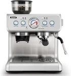 Dual Boiler Espresso Machine With Grinder & Steam Wand, 31 Settings. Price: $583.99.