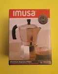 Imusa Aluminum Espresso Maker - Makes 6 Cups. Cafetera Para De Aluminio New. Price: $22.99.