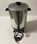 Mirro-matic Cup Electric Coffee Percolator Works M-0130 Used. Price: $30.00.