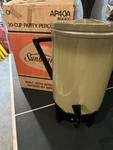 Sunbeam AP40A 30-CUP Electric Percolator Avocado With User Manual Used. Price: $9.00.