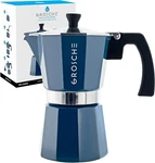 Grosche Milano Moka Pot Stovetop Espresso Perc Coffee Maker Portable Blue 6 Cup New. Price: $39.99.