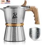 2 Cup Moka Pot Stainless Steel Espresso Maker For Gas & Electric Stoves New Usa. Price: $242.13.
