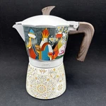 Puerto Rico Coffee Maker Limited Edition Cocina Criolla Three Kings Hummingbird Used. Price: $69.00.