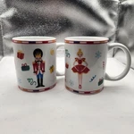 Bialetti Christmas Nutcracker Mug Set 2 Porcelain Holiday Coffee Cups New. Price: $29.99.