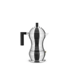 Alessi Pulcina Stovetop Espresso Maker 3 Cup Moka Pot Black Anti Drip Italian New. Price: $115.19.