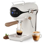 Nesskoko Espresso Machine With Steam Milk Frother Semi Automatic 20 Bar Compa.... Price: $149.95.