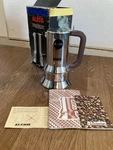 Brand New, Unused Alessi 9090 6 Espresso Coffee Maker, Rare Item. Price: $371.58.