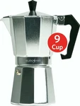 Eurostar Cup Stovetop Espresso Maker Moka Pot Aluminum Silver SEM309 Used. Price: $18.99.