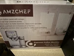 Amzchef CM1636 Stainless Steel Espresso Coffee Machine 120V 60HZ 1350W New. Price: $75.00.