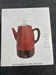 Moss & Stone Electric Coffee Pot 10 Cups Percolator Maker New. Price: $59.99.