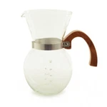 Norpro #5588 Pour Over Coffee Maker - Clear Borosilicate Glass, Stainless Filter New. Price: $49.99.