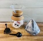 New Bodum Pour Over Coffee Maker With Permanent Filter No Box. Price: $14.29.