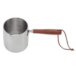 Butter Warmer 450ML Mini Milk Turkish Coffee Pot With Wooden Handle Small New. Price: $29.36.