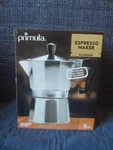 Primula Aluminum 3-CUP Espresso Coffee Maker Polished Silver Open. Price: $14.95.