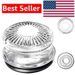 Replacement Percolator Tops 2-PACK Of Clear Glass With Aluminum Locking Ring New. Price: $26.99.