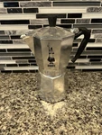 Bialetti Moka Express 12-CUP Stovetop Espresso Maker Aluminum Made Italy Used. Price: $34.99.