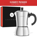 Moka Pot 6 Cup Stovetop Espresso Coffee Maker -stainless Steel, Italian, Cuban New. Price: $43.78.