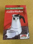 Bene Casa BC-17750 2 Cup Stainless Steel Espresso Coffee Maker , New.. Price: $33.00.